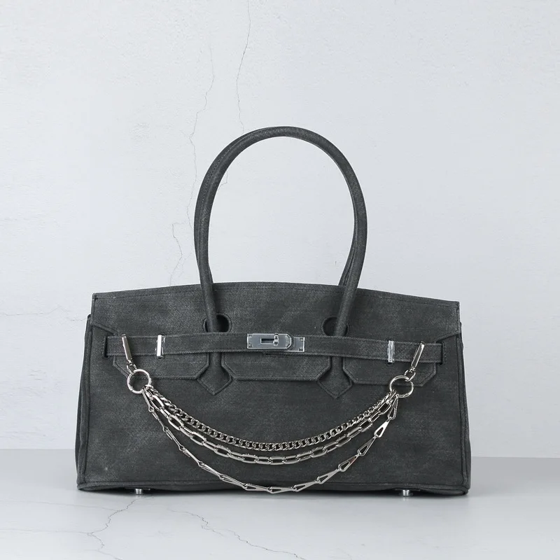 

Women's Bag Large Capacity 2021 Summer New Women's Handbag Retro Trendy Fashion Canvas Bag