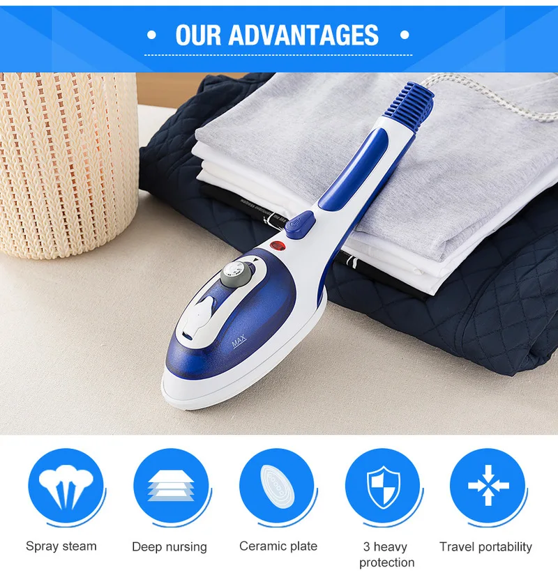 Garment Steamers Portable Steamer Household Small Steam Iron 15 Seconds Fast Heating Multi-function for Clothing | Бытовая техника