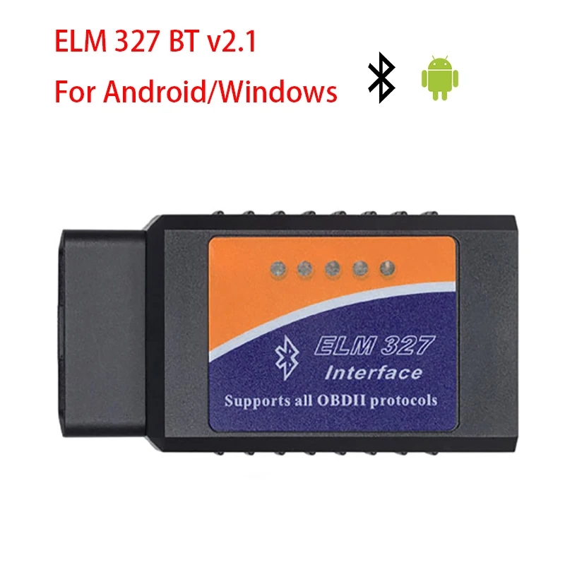 v2.1 with BT Автомобильный диагностический инструмент OBD2 ELM327 V1.5 wifi адаптер сканер для iPhone IOS OBD 2 ODB II ELM 327 wifi ODB2 Автомобильный сканер EML327 v2.1 - Цвет: v2.1 with BT