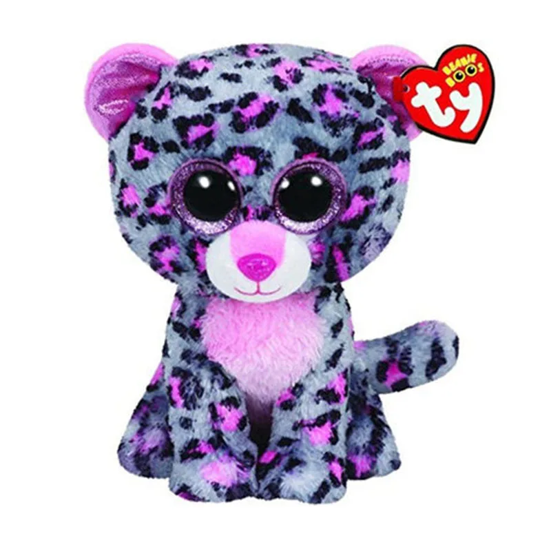 15CM Тай Бини Буз Большие глаза Наполнительные плюшевые животные Кукла Светящаяся Динозавр Пингвин Летучая мышь Леопард Детская коллекция Подарок на День рождения.