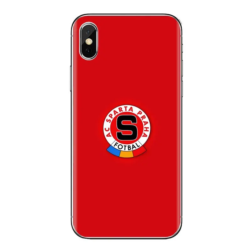 Картина Спарта Прага FC Логотип для huawei P Smart Y6 P8 P9 P10 Plus Nova P20 Lite Pro Mini 2017 SLA-L02 SLA-L22 2i TPU