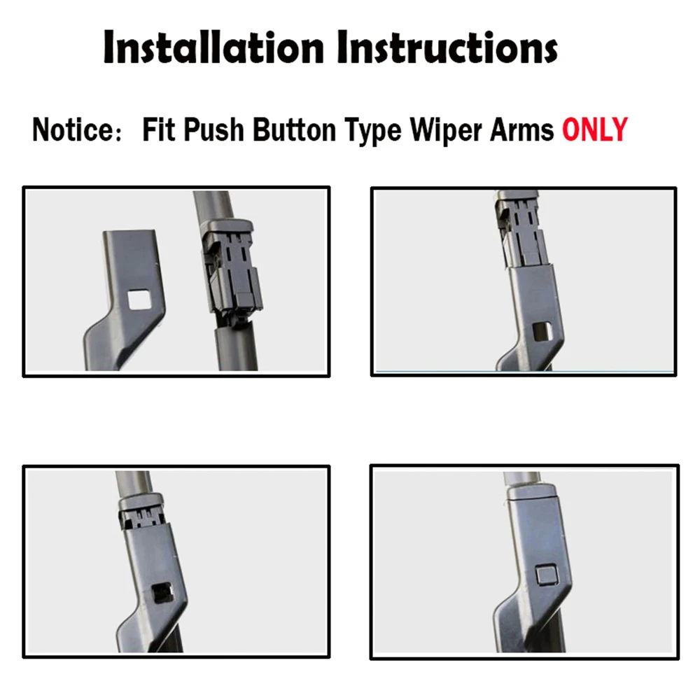 

Erick's Wiper RHD & LHD Front Wiper Blades For Fiat Tipo 356 2015 - 2019 Windshield Windscreen Front Window 26"+16"