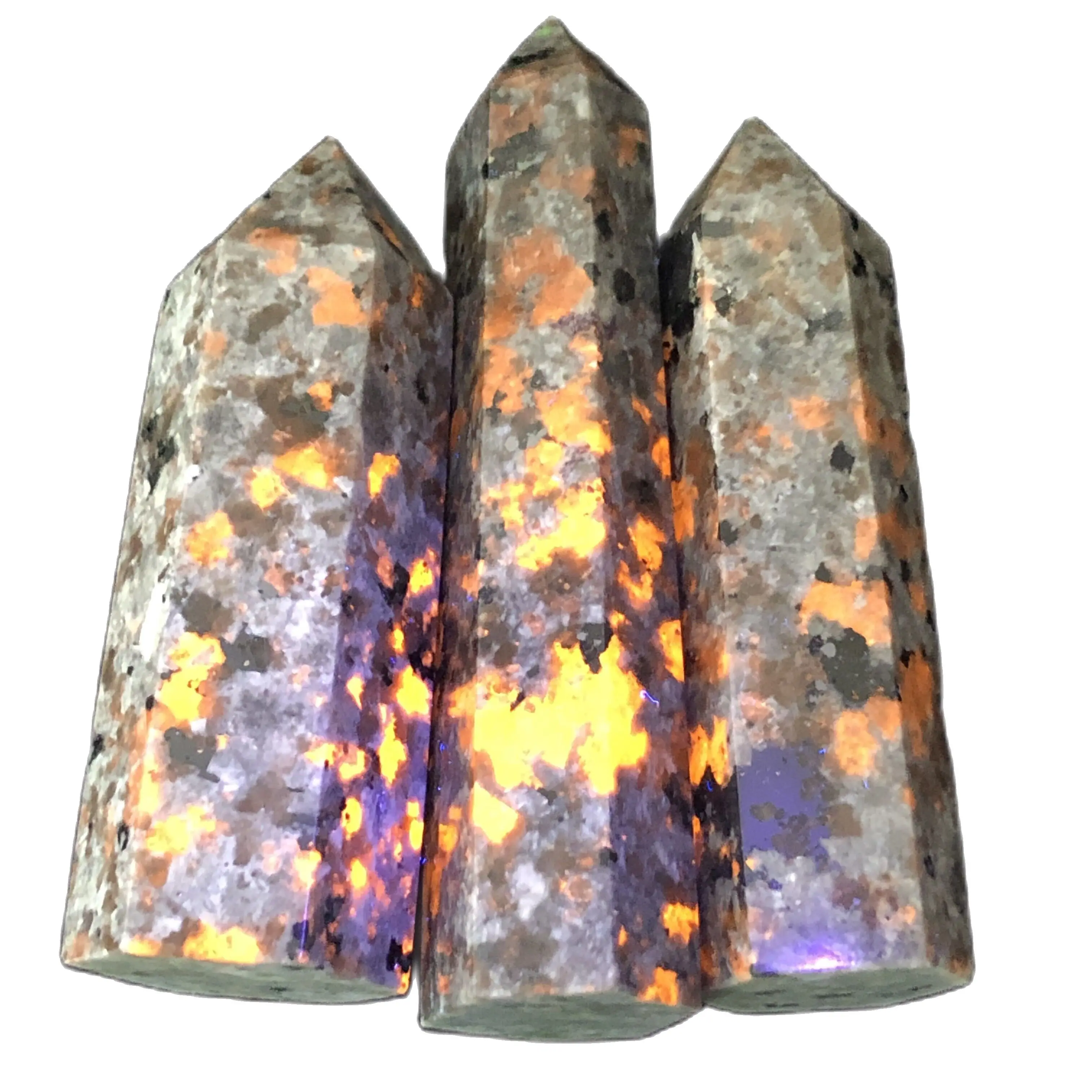 Натуральные кристаллы кварца высокого качества Yooperlite точечные башни энергии