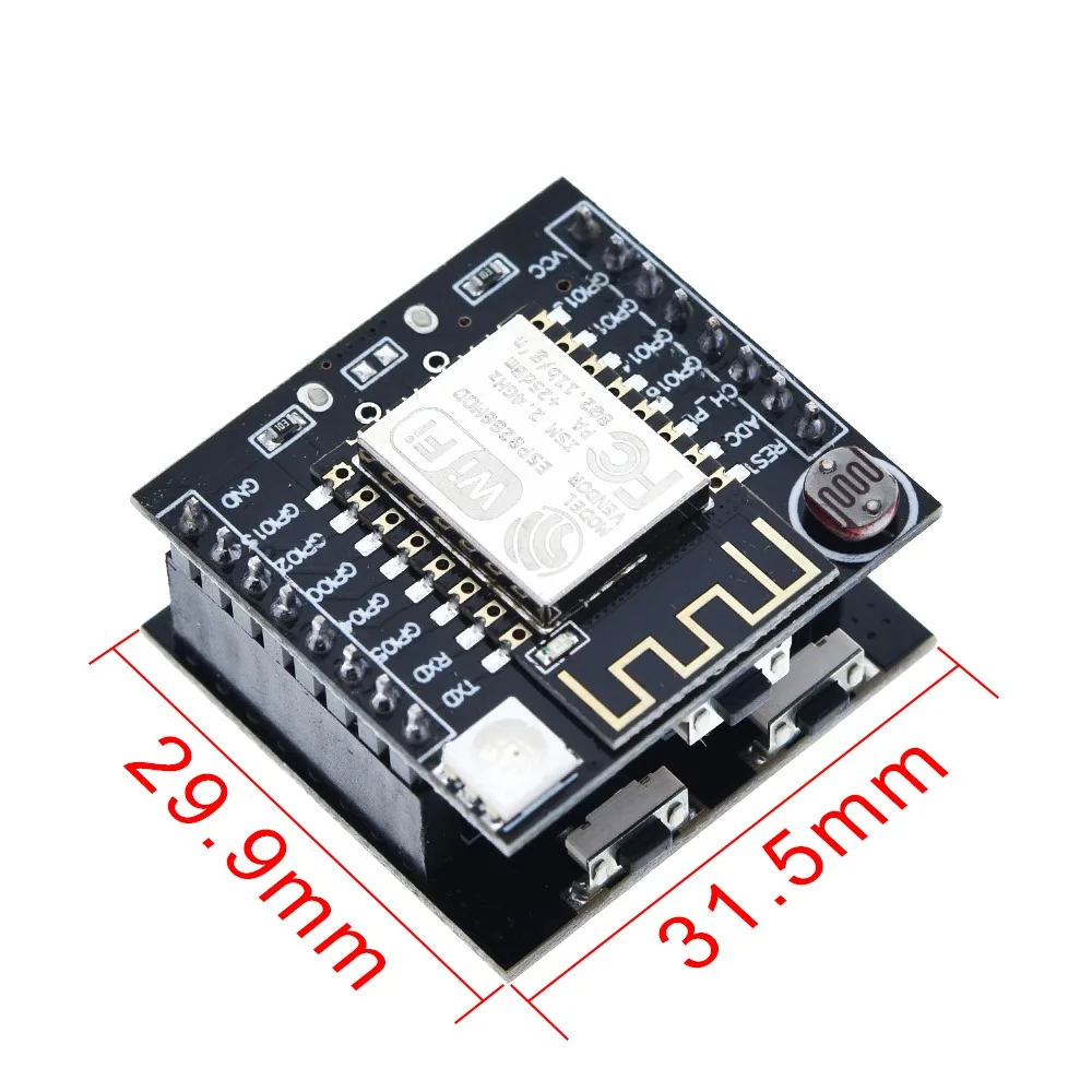 Мини-плата разработки TZT ESP8266 ESP-12F серийный Wi-Fi модуль для Arduino Nodemcu CH340 Micro USB Witty Cloud |