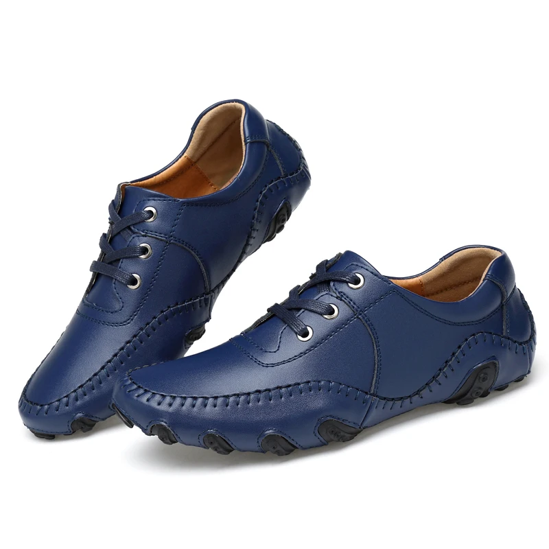 Мужские кожаные кроссовки для гольфа удобные спортивные тренировочные большой