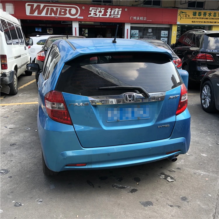 Спойлер для Honda Jazz yck 2008-2013 АБС-пластик цвет заднего крыла автомобиля | Автомобили