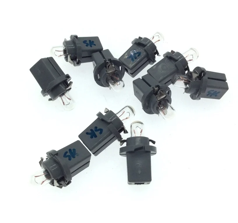 

10pcs 12V car instrument bulb T5 for Volkswagen Buick Hyundai verna instrument panel LCD screen lamp bulb cluster