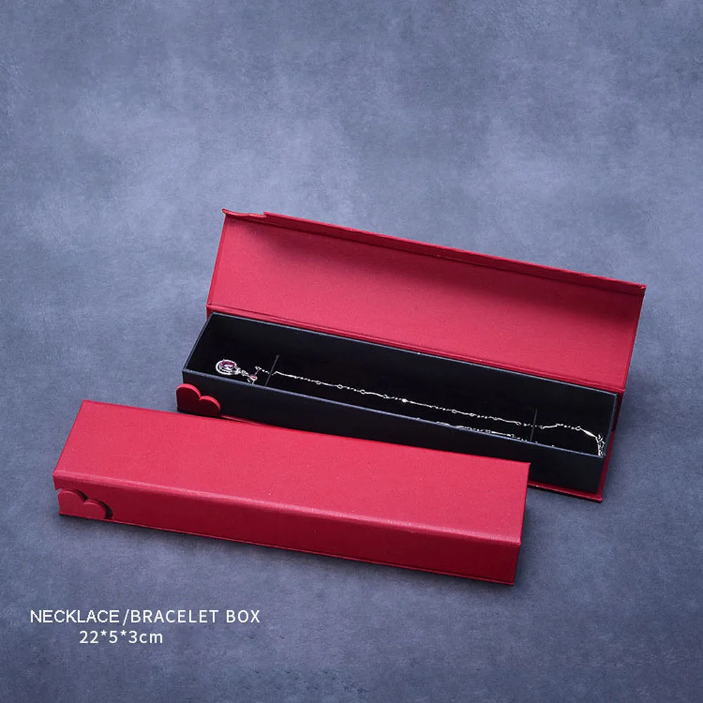 1 шт. 22x5x3 см коробка для ювелирных изделий браслет ожерелье подвеска кольцо