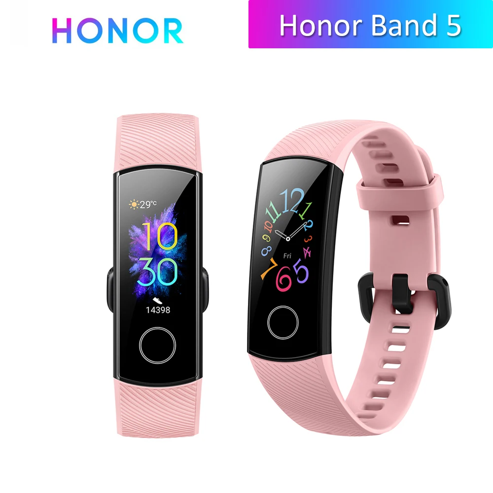 Honor Band 4 смарт браслет 5 активно матричные осид фитнес Браслет трекер монитор