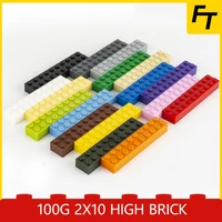 100g small particle 3006 high brick 2x10 diy building block compatible with creative gift moc building block castle toy