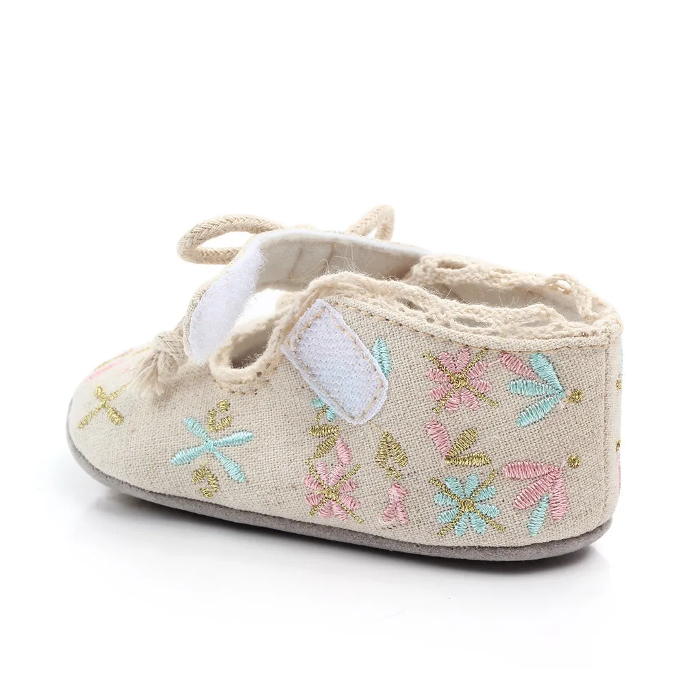 Autumn Soft Soled Baby Girls Shoe Cute Boots Christening Baptism Shoes | First Walkers