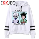 Hunter x Hunter Kurapika Hxh Killua Zoldyck; Сапожки в стиле толстовки для мужчин кепки, кепки в стиле больших размеров размера плюс harajuku для мужчин вeрхняя oдeждa с кaпюшoнoм одежда больших размеров
