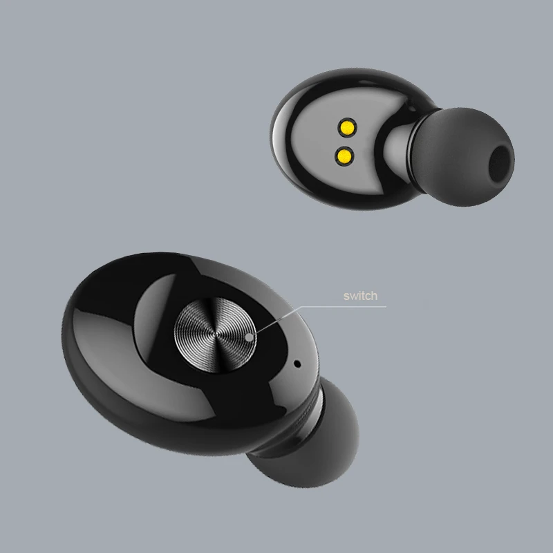 Одноместный XG12 TWS беспроводной Bluetooth 5 0 наушники стерео HIFI Звук спортивные Handsfree In