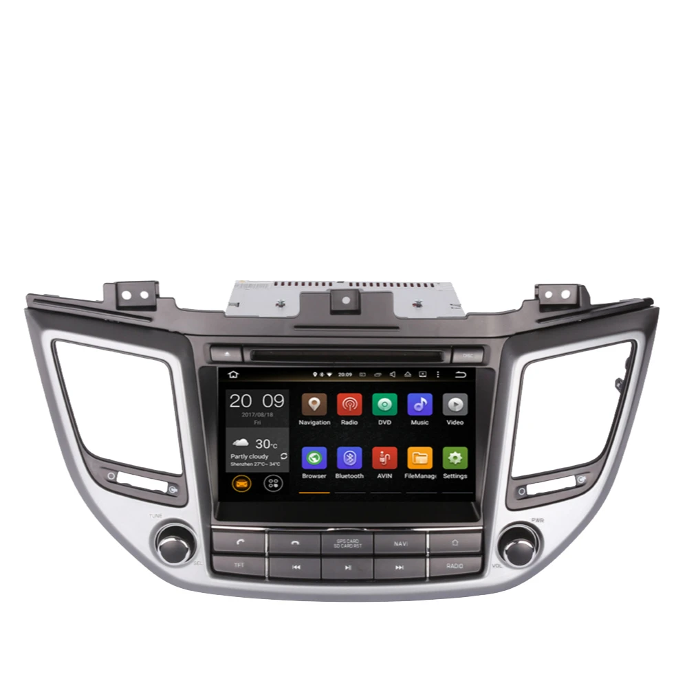 Автомобильный GPS-навигатор Android 10 0 для Hyundai Tucson IX35 2015-2022 правое вождение