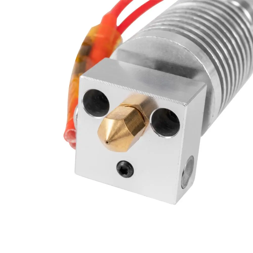 Собранный экструдер Горячий Конец Hotend kit 1 75 мм 0 4 сопло алюминиевый тепловой блок