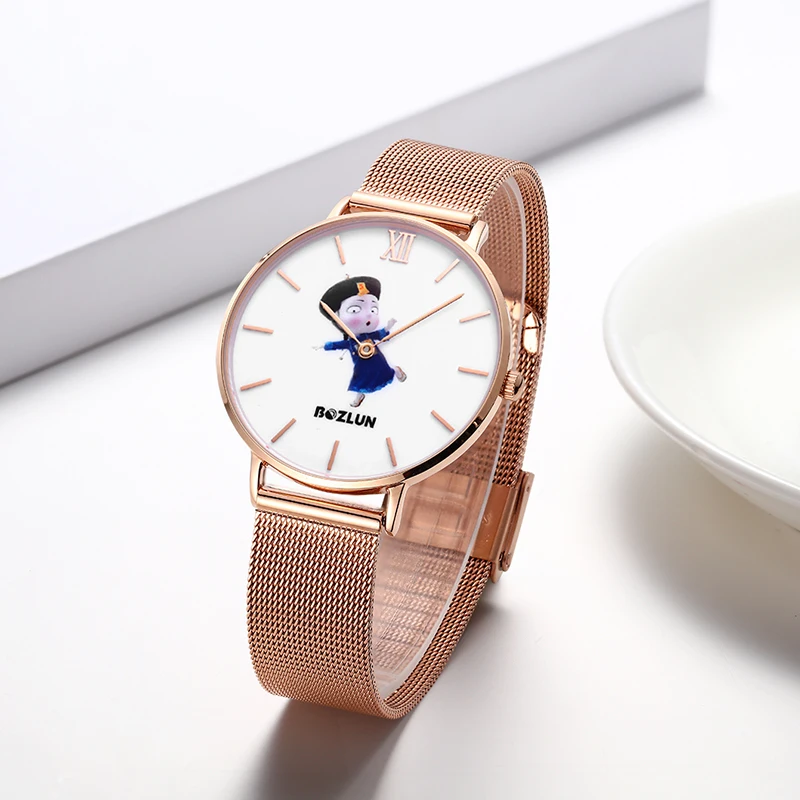Женские кварцевые часы Bozlun наручные с зомби на Хэллоуин модные в китайском стиле