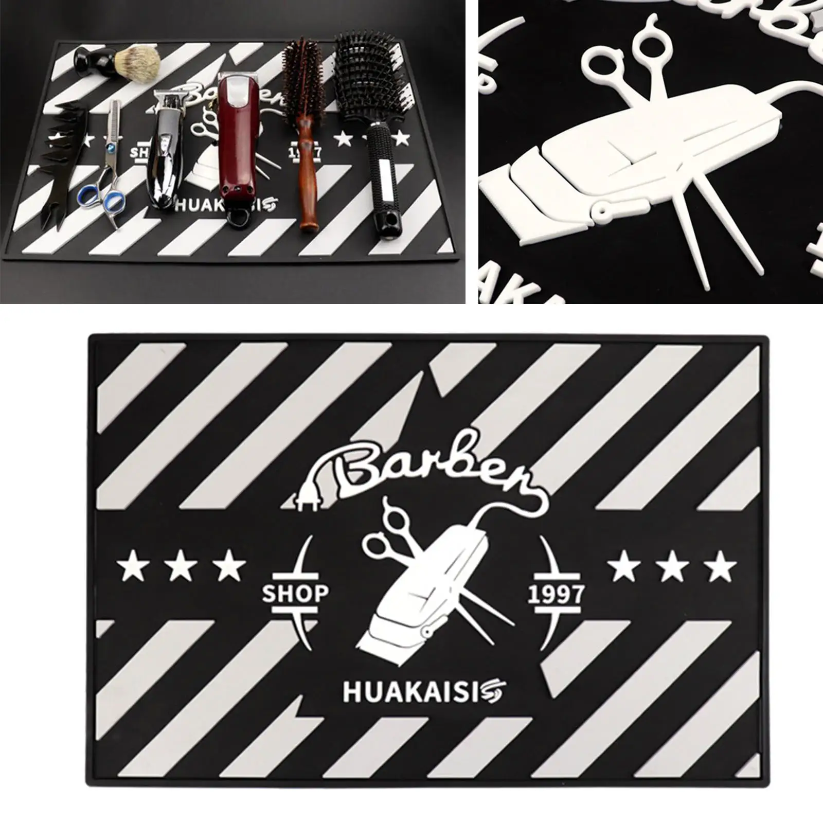 

Hairdressing Tools Storage Pad Tray Flexible Table for Barbershop Hair Dryers Hair Clippers