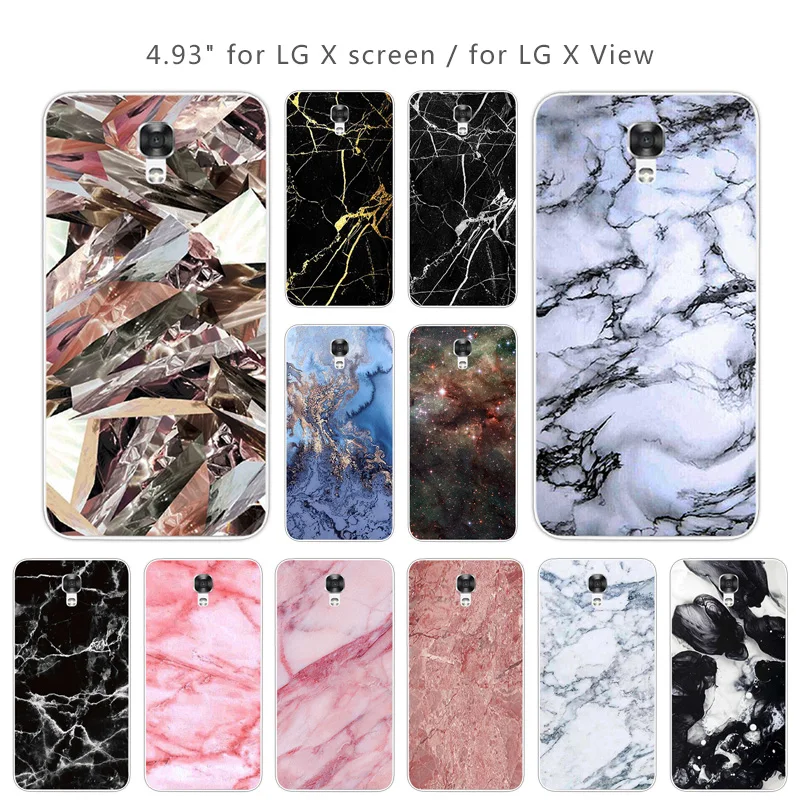 Soft Silicone Cover for LG XScreen K500DS Luxury 4.93" Phone Cases Clear TPU Shell XScreen/XView Funda Ultrathin Capa |