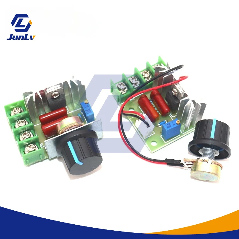 

AC 220V 2000W SCR Voltage Regulator Dimming Dimmers Motor Speed Controller Thermostat Electronic Voltage Regulator Module power