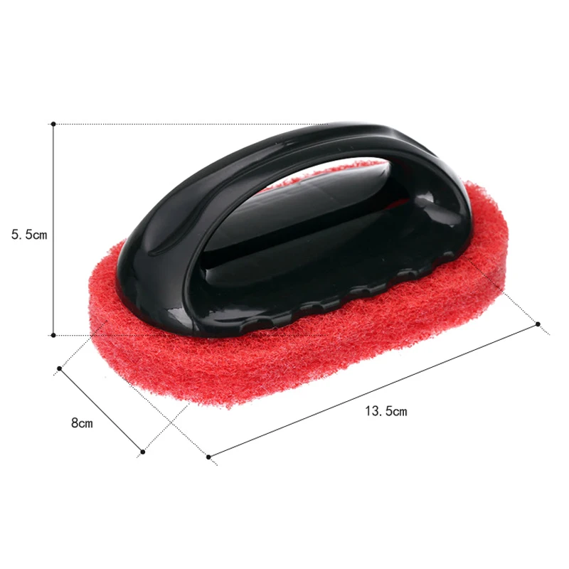 

Kitchen Cleaning Bathroom Toilet Kitchen Glass Wall Cleaning Bath Brush Handle Sponge Bath BottomBathtub Ceramic Cleaning Tools