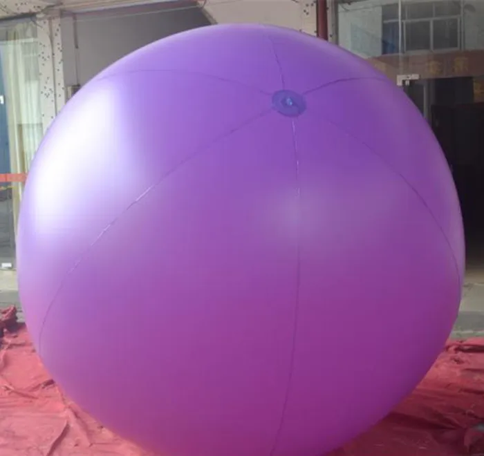 Purple Коммерческий 1,5 м/2 м гигантский ПВХ надувной баллон воздушный шар с гелием для рекламных мероприятий - Цвет: Purple