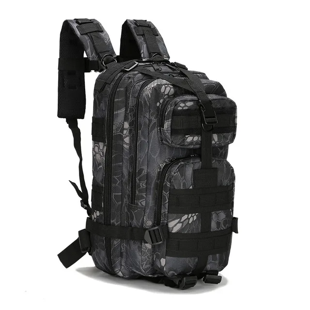 Typhon Black Python Military Tactical Assault Backpack EDC Outdoor Backpack Trekking Backpack - Цвет: Typhon