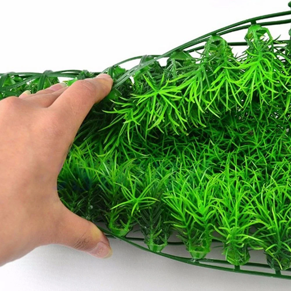 

Artificial grass lawn fish tank artificial grass decoration ground artificial plastic green grass plant garden decoration