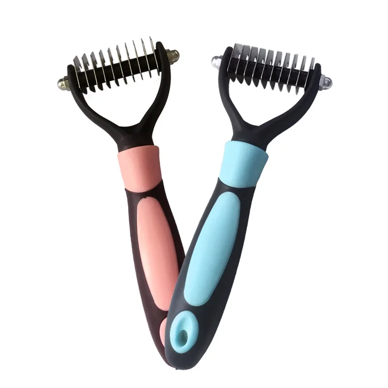 Dematting Щетка для собак, расчески для домашних животных, кошек, шерсти, щетки и гребни для волос, очищающий уход, инструмент для удаления волос, товары для домашних животных