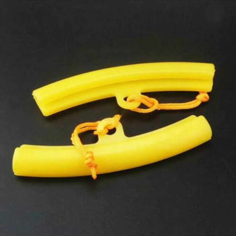 

Yellow Edge Protectors Changing Flexible Motorcycle Plastic Road Bikes