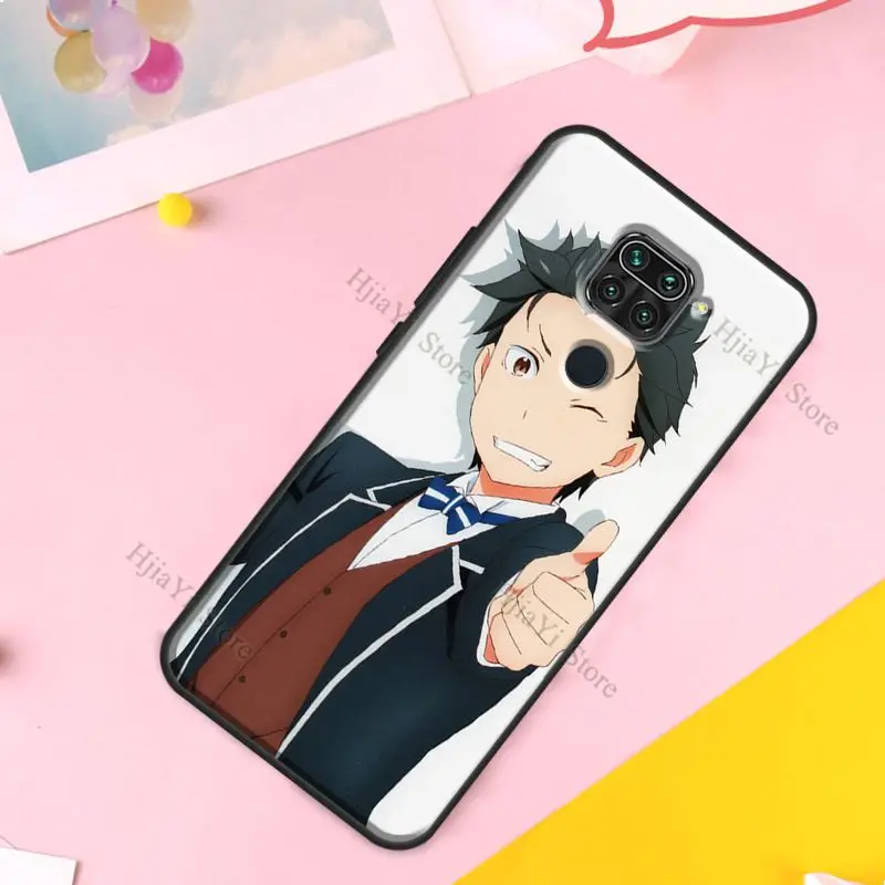 Чехол для телефона Natsuki Subaru Re Zero Xiaomi Redmi Note 11 Pro 7 8 9 10 9S 10S чехол 9A 9C 9T | Мобильные