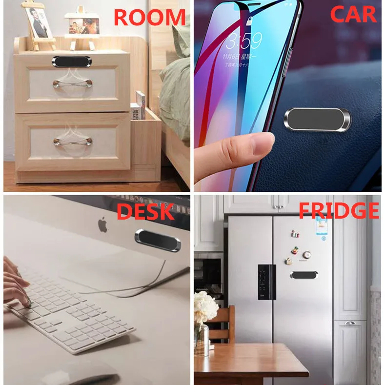 Мини магнитный автомобильный держатель для телефона металлическая пластина