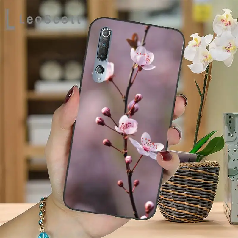 

Flor ciruela flor Phone Case For Xiaomi Redmi 4x 5 plus 6A 7 7A 8 mi8 8lite 9 note 4 5 7 8 pro