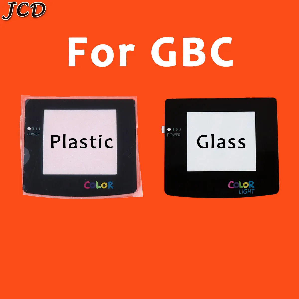 JCD пластиковая стеклянная линза для GB/GBA/GBC/GBP/GBA SP/GBL экрана Gameboy цветная защита