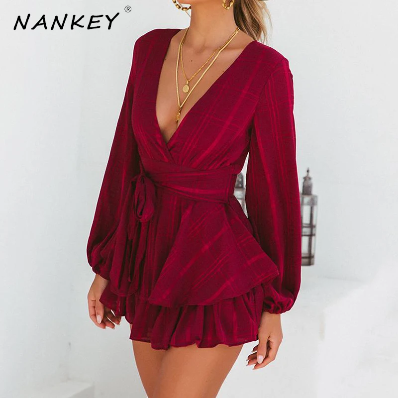 NANKEY топ с глубоким V образным вырезом bw галстуком бабочкой тонкая элегантная