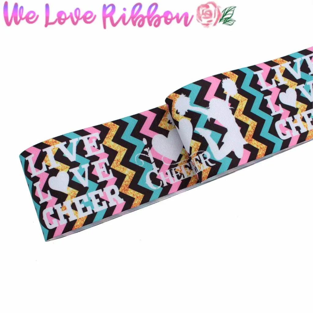 16 мм-75 мм спортивная серия любовь гимнастика Cheer бейсбольная печатная