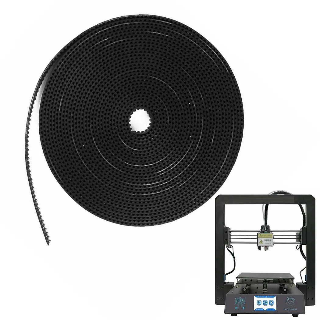 Резиновый Ремень ГРМ GT2 черный резиновый ремень для синхронизации 5 м ширина 2 Гт 6