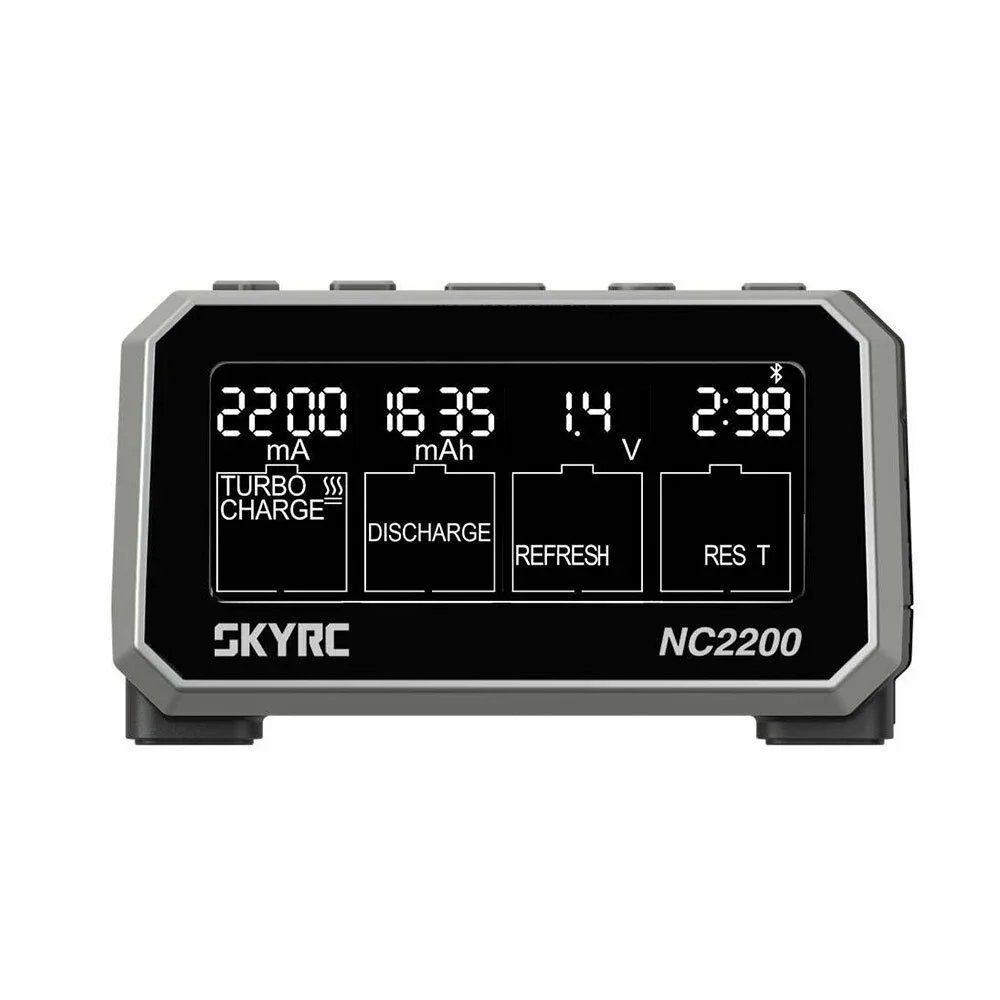 Professional Skyrc Nc2200 Safe Reliable Analyzer  Dc 12v 2a Aa Aaa Ni MH / Ni Cr Multi-Function Charger Easy To Install Maintain enlarge