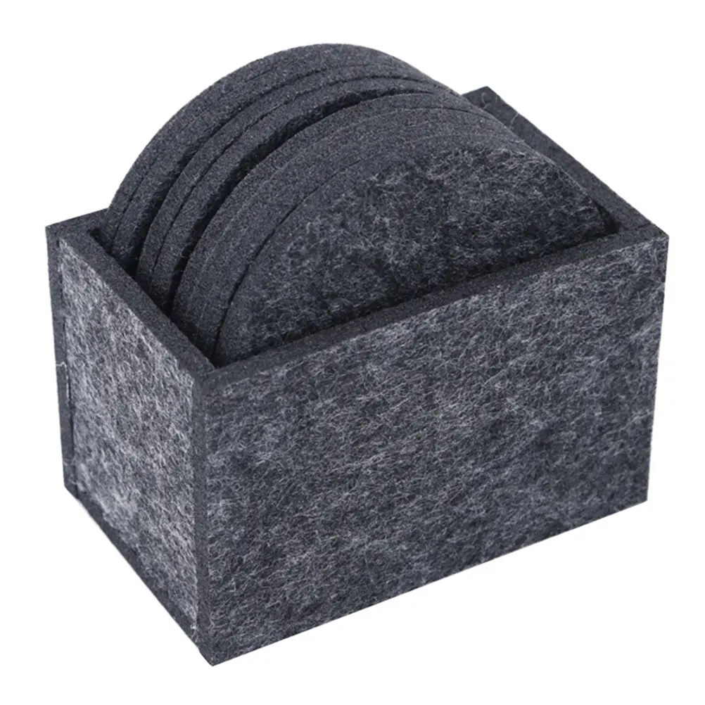 8 шт. круглая войлочная тканевая Подставка под чашки подставка пиво кофе горячие