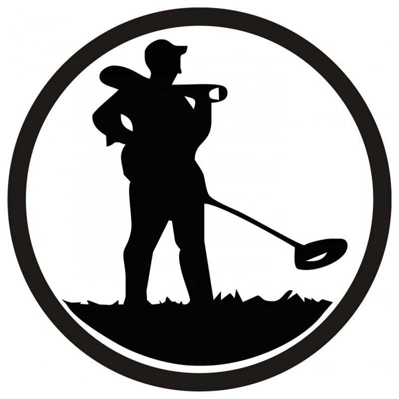 

Treasure Hunter Car Sticker Vinyl Decal Silver/black Car Auto Stickers for Car Bumper Window Car Decorations,19cm*19cm