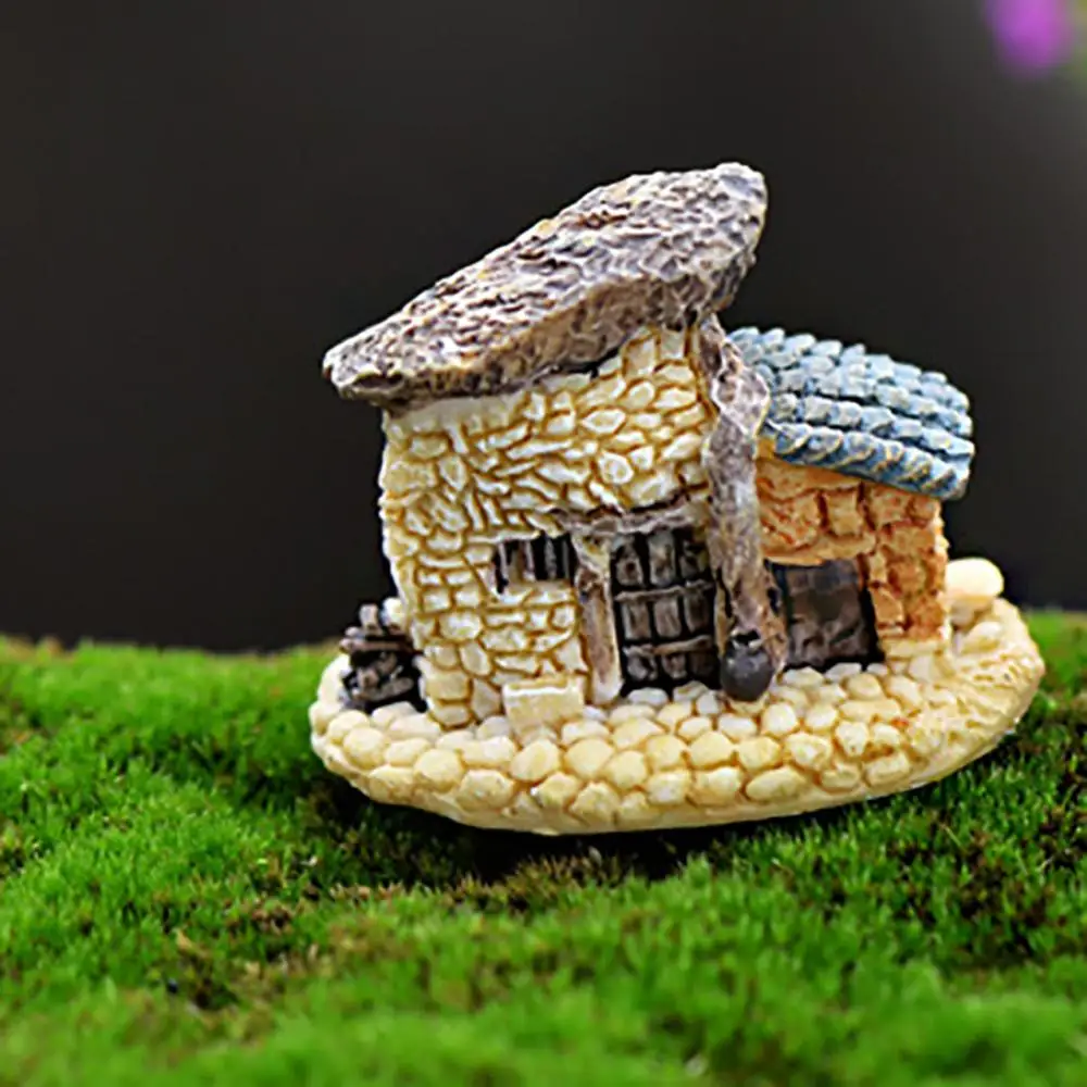 

Mini Fairy Garden Miniature House Fence Craft DIY Micro Landscape Decor Gift Miniature House Fence Mini Home Decoration