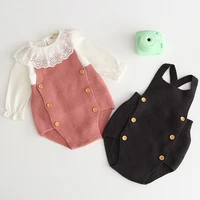 newborn baby boys clothes new 2021 baby knitting rompers cute overalls infantil baby girl boy sleeveless romper jumpsuit 0 24m