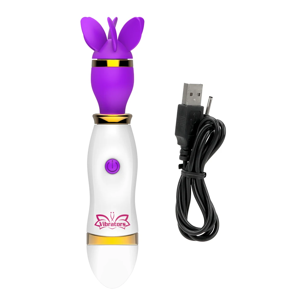 OLO AV Stick женская мастурбация язык лизание Вибратор клитор стимуляция 12 скоростей