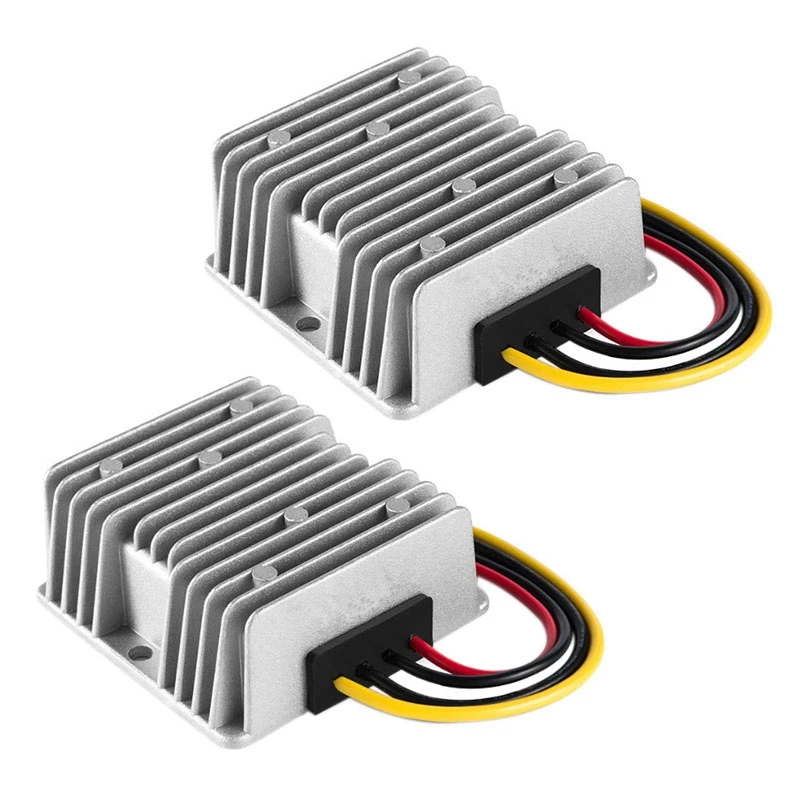 

2 Pcs DC Buck Converter Damp Proof 48V To 24V 10A & 20A 240W Voltage Reducer DC Step Down Converter