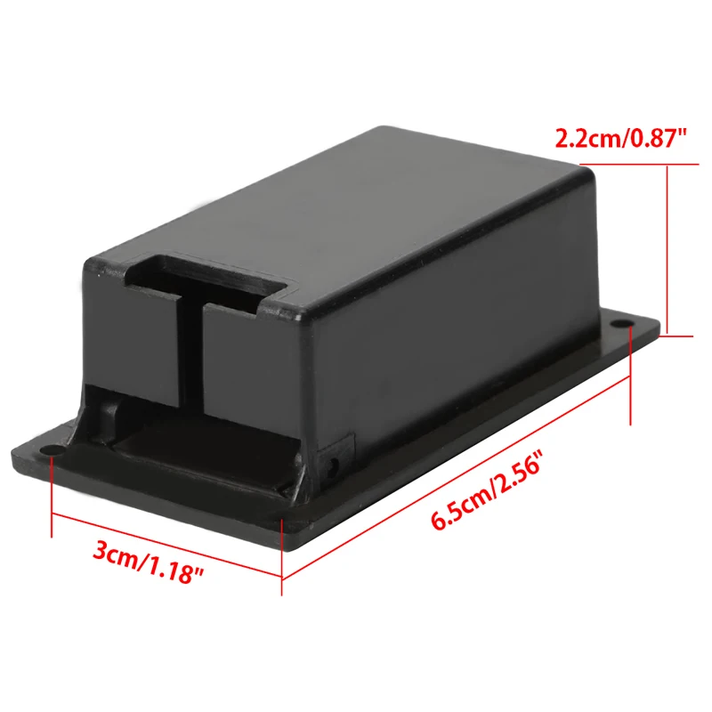 Пластиковый держатель для батарей 9 В чехол с отсеком электрической гитары и