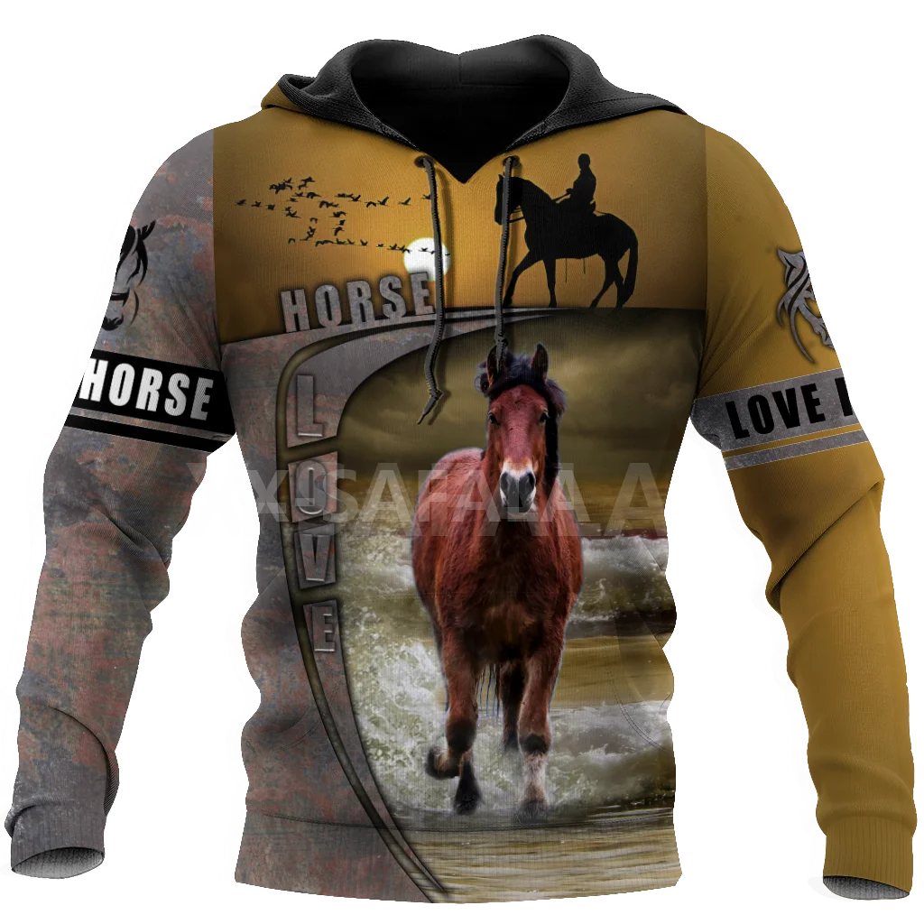 

Classical Love Horse 3D Print Hoodie Man Women Harajuku Outwear Zipper Pullover Sweatshirt Casual Unisex Jacket Style 8