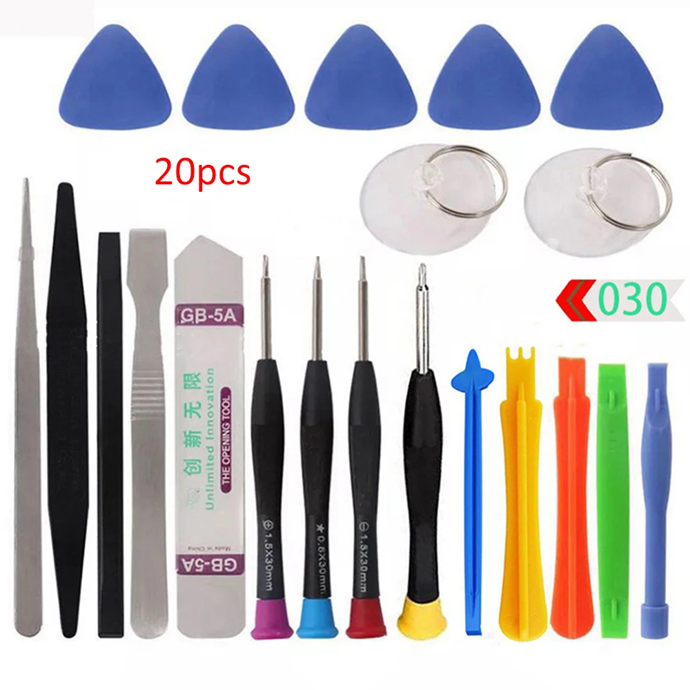 

20 шт/уп, 21 шт. мобильный телефон ремонт инструментов Spudger открыть инструмент набор отверток для IPhone X, 8, 7, 6S, 6 Plus, набор ручных инструментов