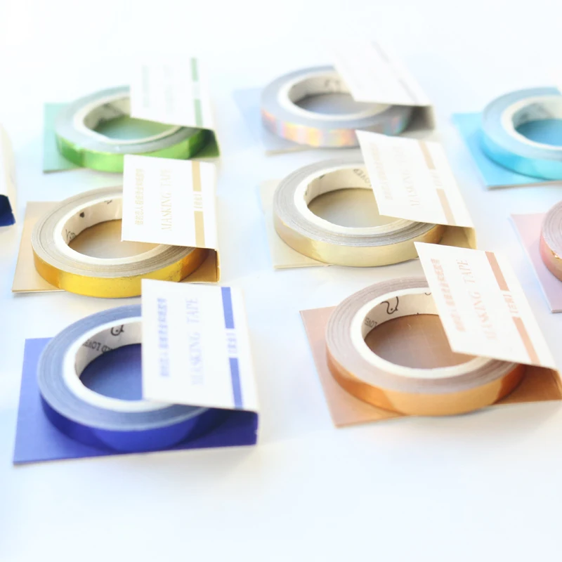 Миниатюрная декоративная Маскировочная лента Domikee лазерный дизайн для