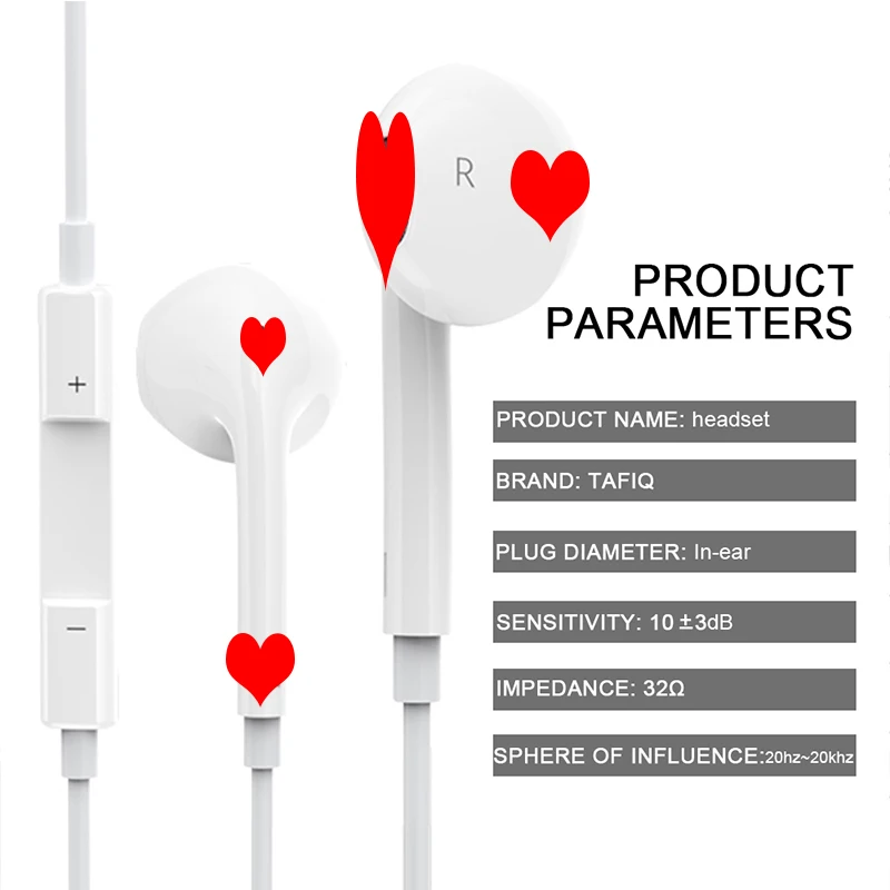 Модные проводные наушники со встроенным микрофоном 3 5 мм музыкальные вкладыши