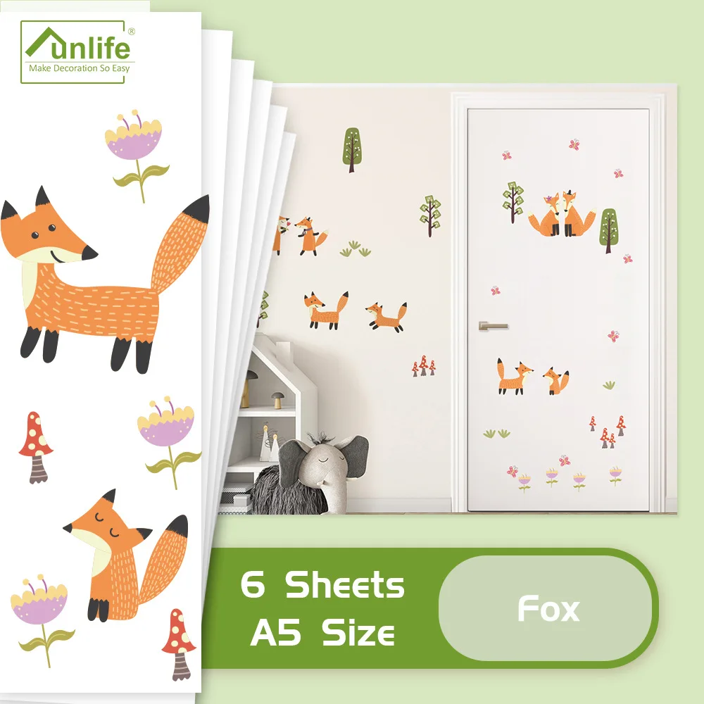 Funlife милый мультфильм детская комната украшения настенные наклейки парк
