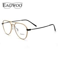 aluminum sunglasses style optical frame prescription men cat eye pilot eyeglasses glasses sports spectacle 8044